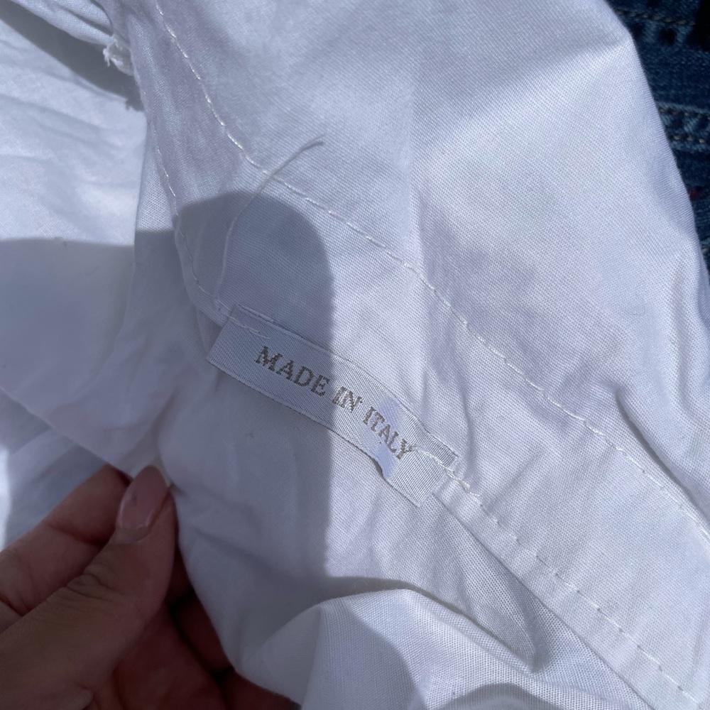 Italian made white dress